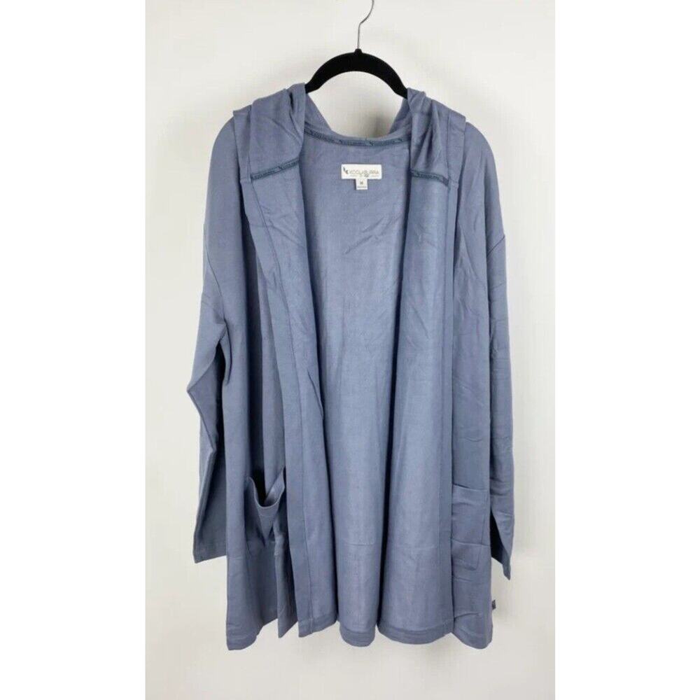 Koolaburra by UGG Hooded Cardigan S Blue Cozy Lounge Athleisure